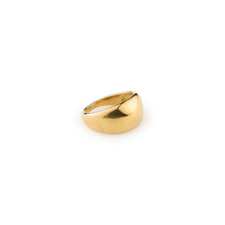 Venus - Kuppel Chunky Ring Edelstahl