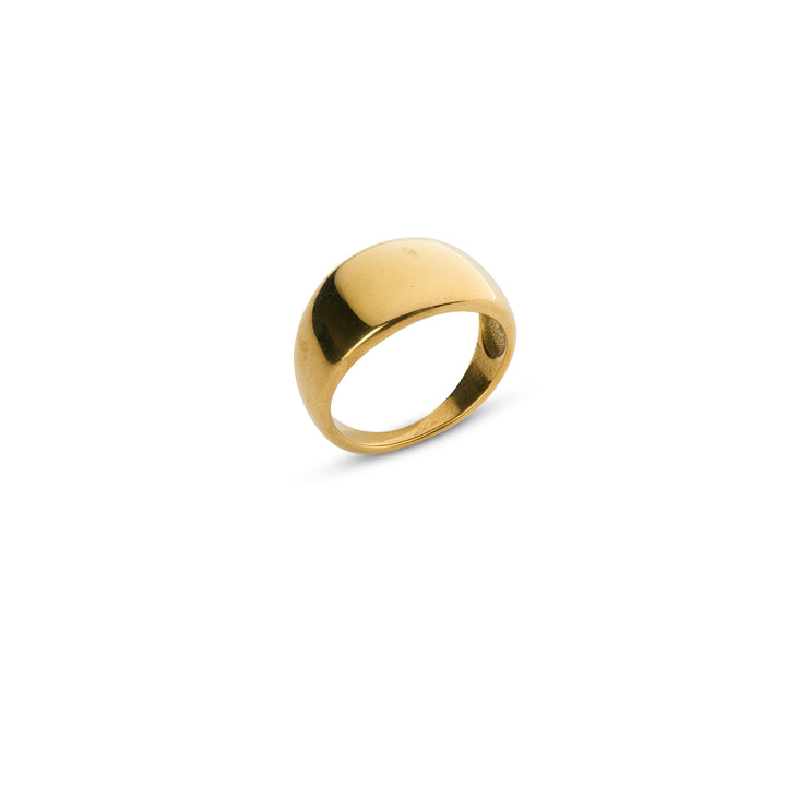Venus - Kuppel Chunky Ring Edelstahl