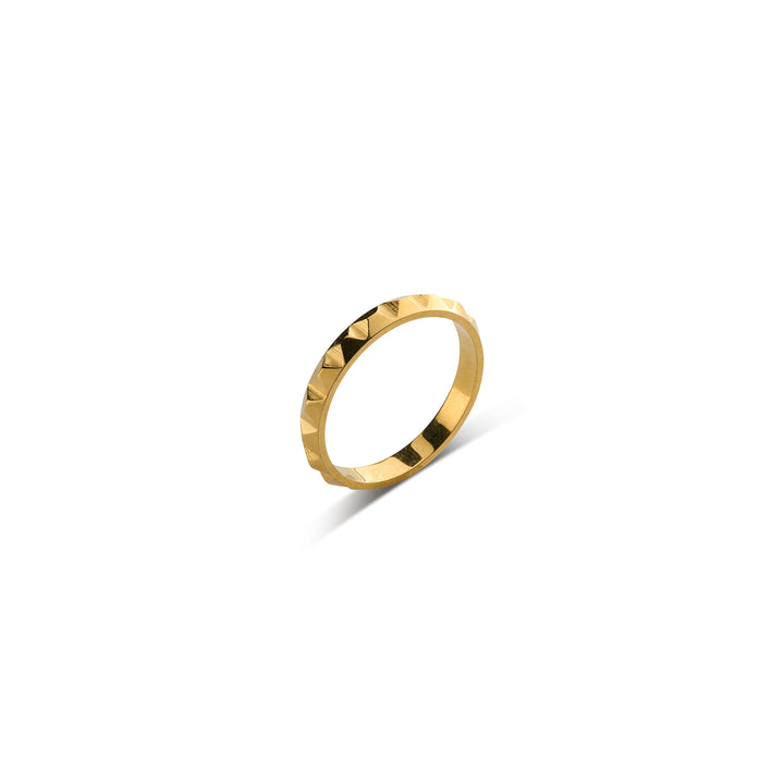 Vide - Zierlicher Ring Spike aus Edelstahl
