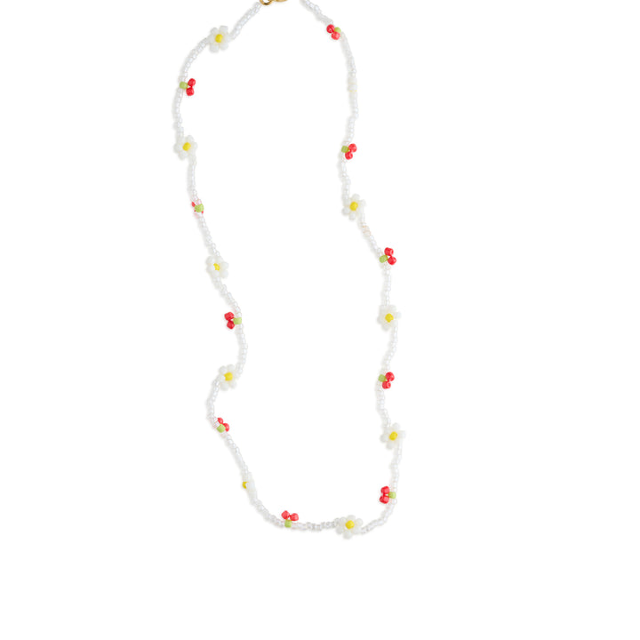 Lovis - Perlenkette Kirsche & Blume