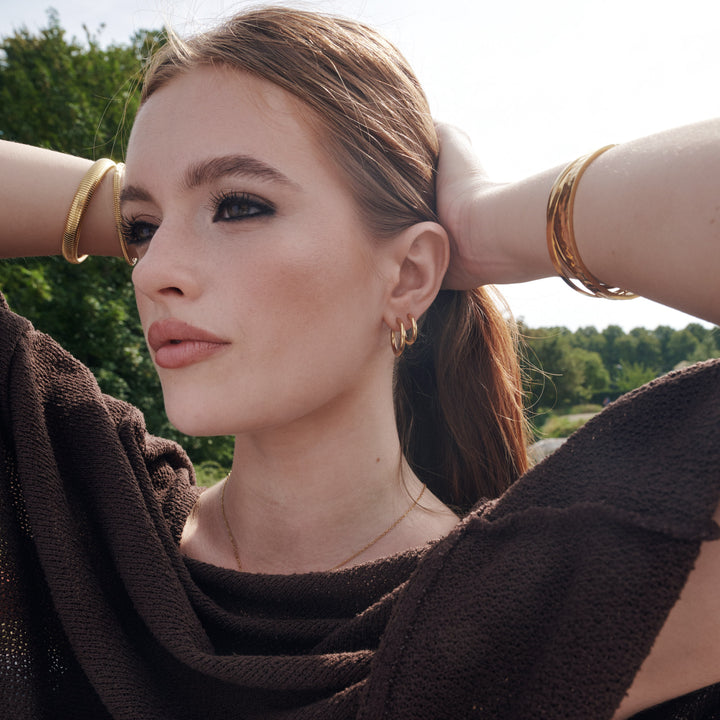 Hollie - Hoop Earrings 17mm Stainless Steel