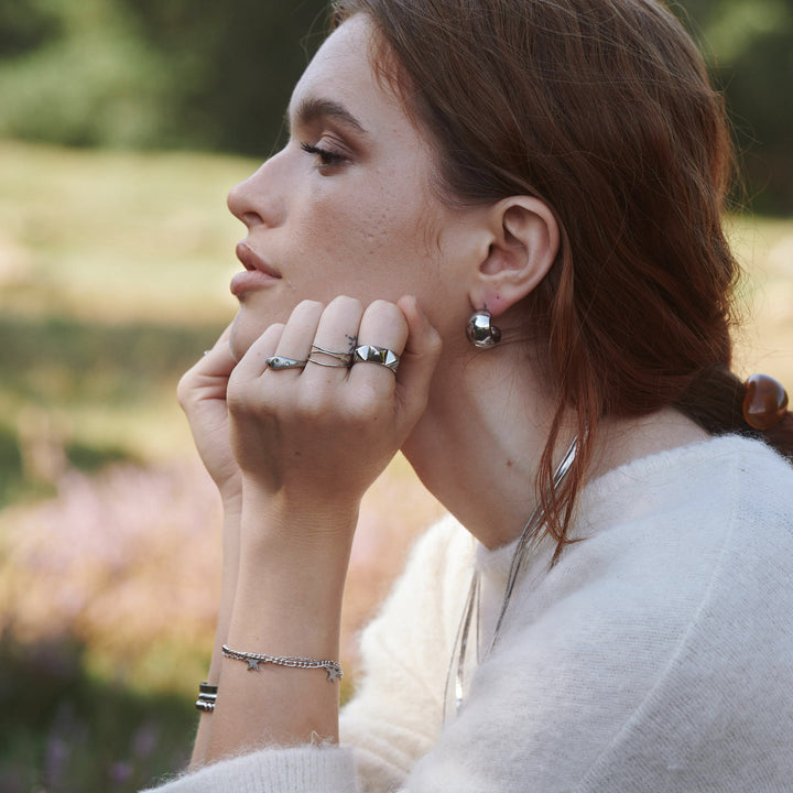 Selena – Chunky Ohrstecker Edelstahl