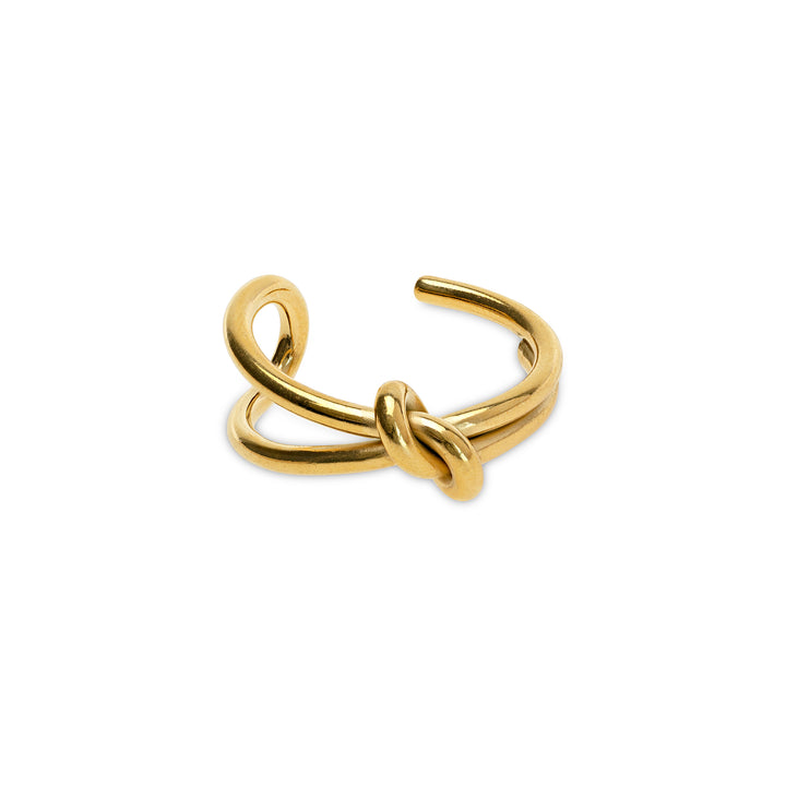 Poppy – Knoten-Ring Edelstahl