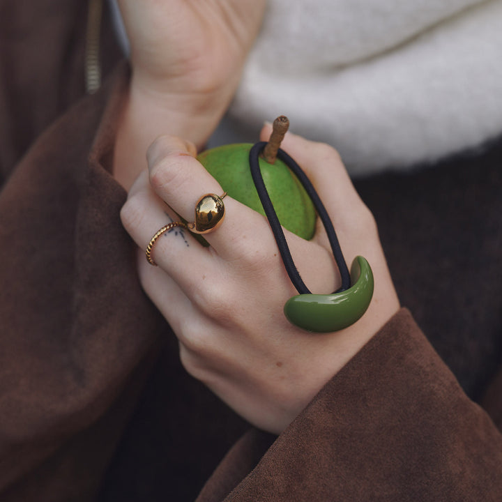 Farah - Statement Ring Edelstahl