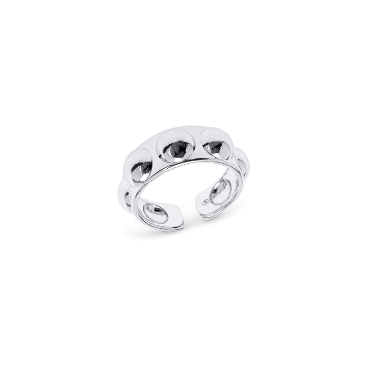 Reah – Strukturierter Ring Edelstahl