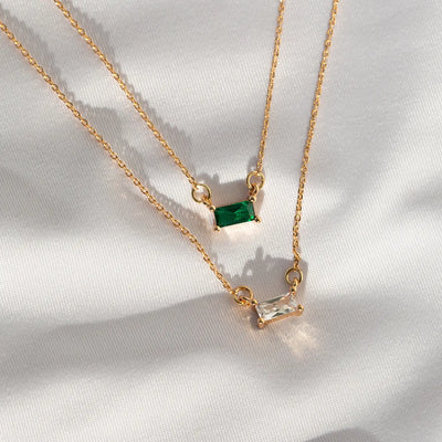 Leah Crystal Set Halskette und Ohrringe