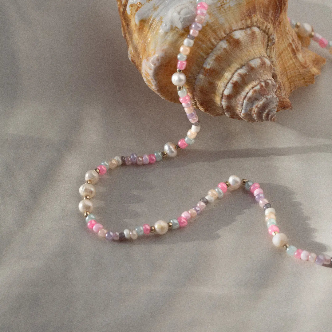 Tess - Pastel Bead and Pearl Set  | Timi of Sweden