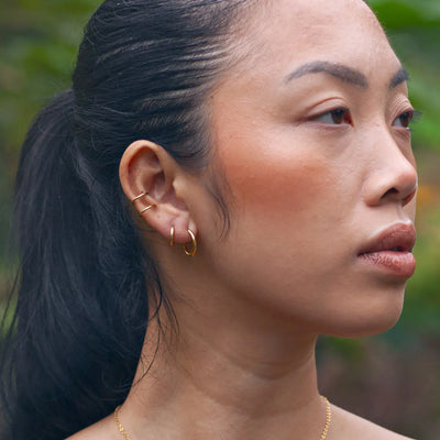 Harper – Creolen, 16 mm, Edelstahl