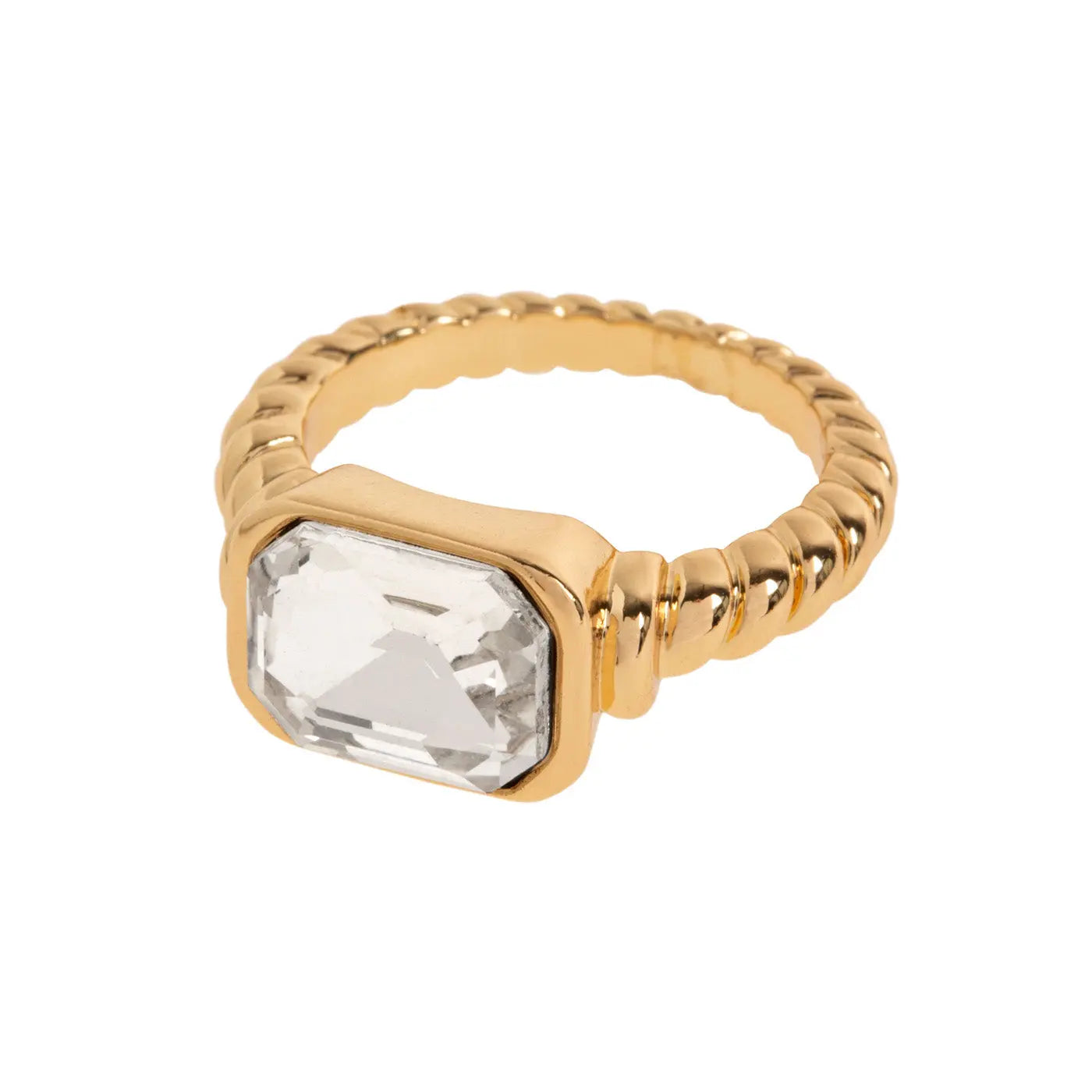 Dora - Statement-Ring mit Kristall