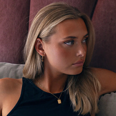 Gabriella – Soft-Ohrstecker-Creolen aus Edelstahl