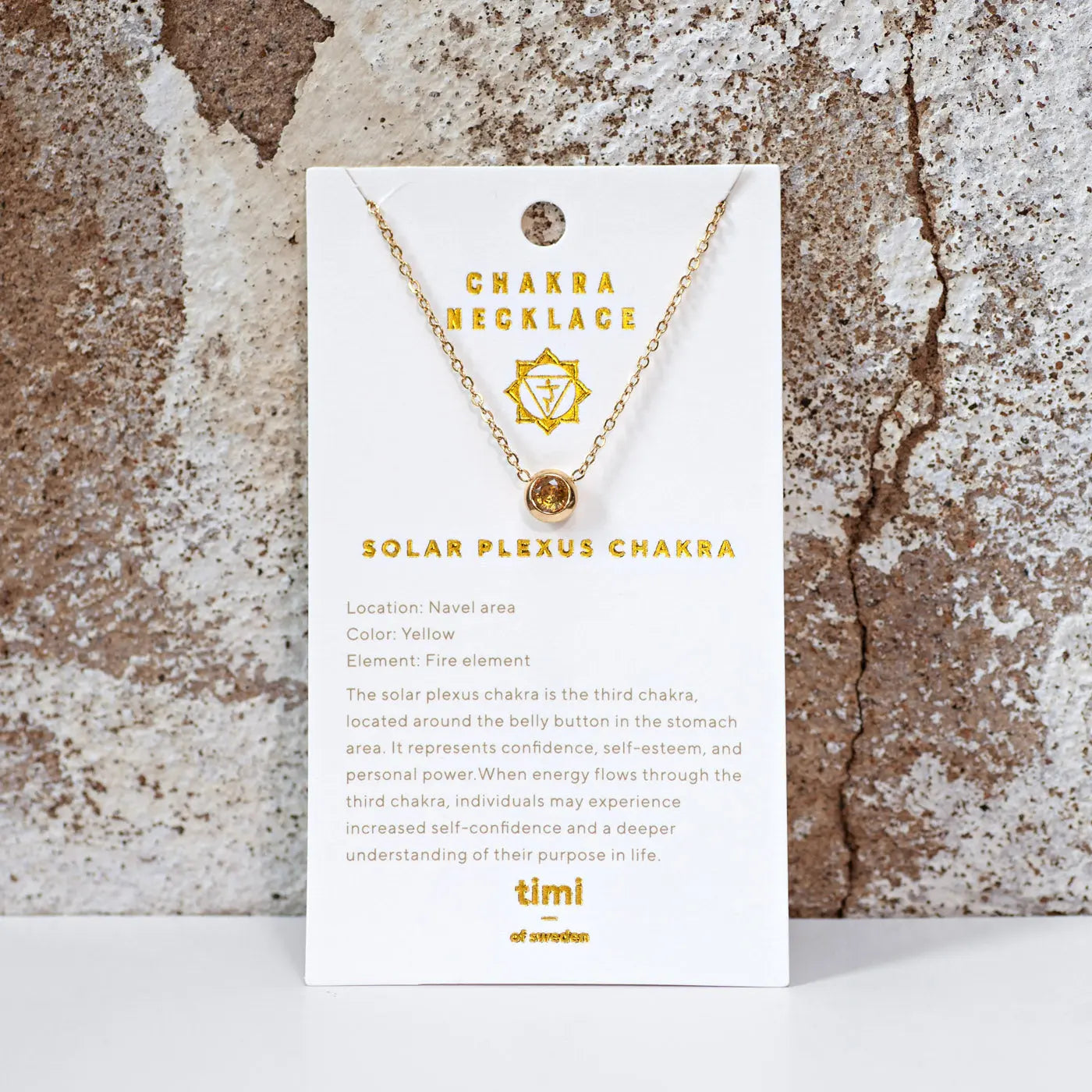 Chakra-Kristall-Halskette aus Edelstahl