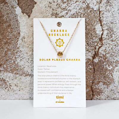 Chakra-Kristall-Halskette aus Edelstahl