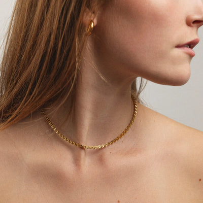 Celine – Von Bismarck inspirierte Kette Vintage-Halskette aus Edelstahl