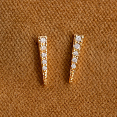 Eliza – Ohrstecker mit Spike-Kristall