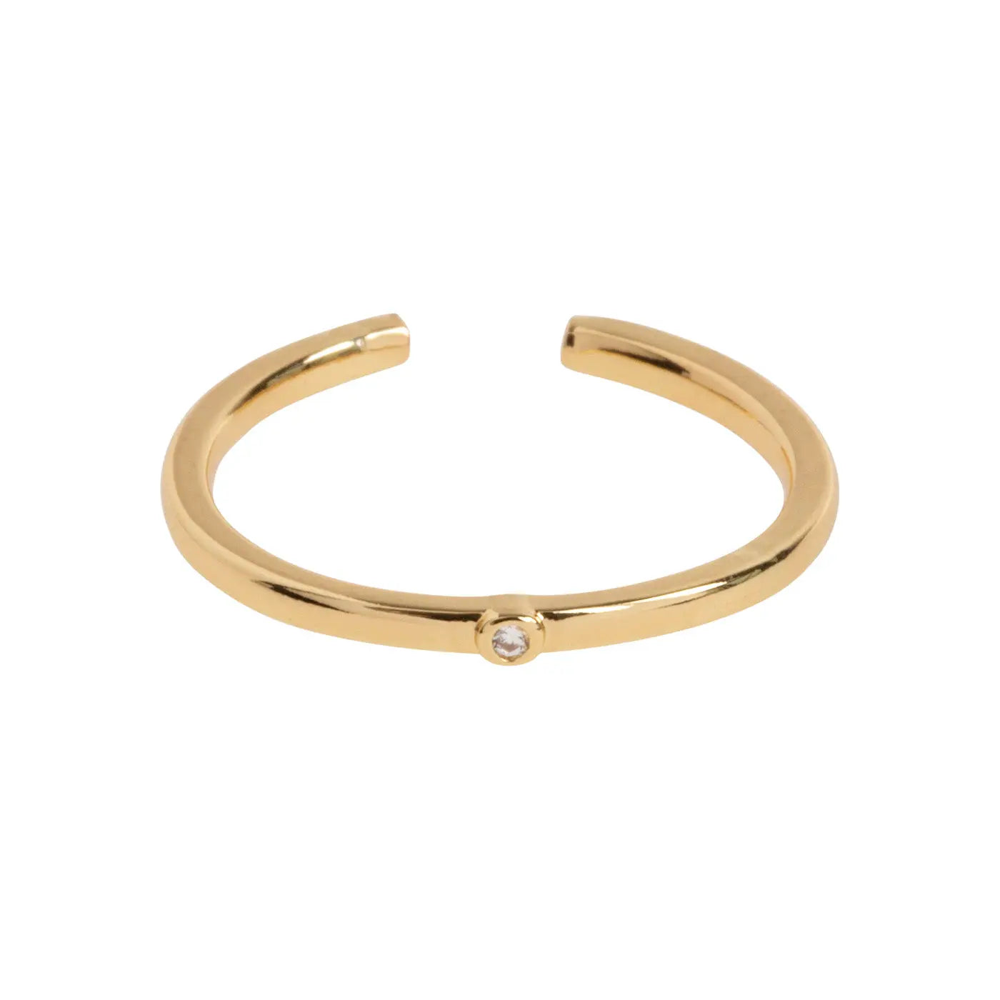 Erin – Zarter Ring mit Kristall