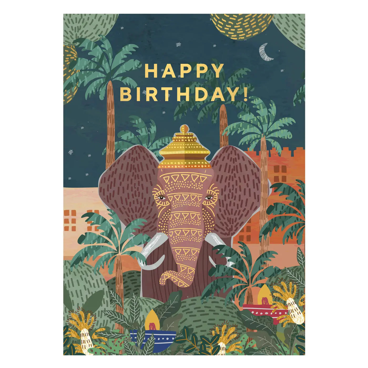 Happy Birthday Elephant Postcard