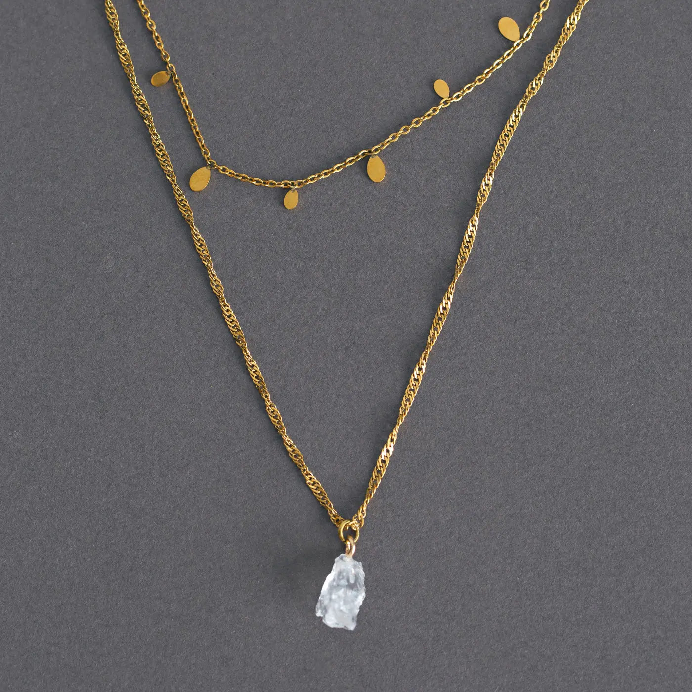 Isolde – Bergkristall-Halskette