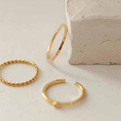 Evi – Schlichter, schlanker Ring aus Edelstahl