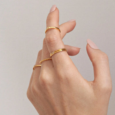Evi – Schlichter, schlanker Ring aus Edelstahl
