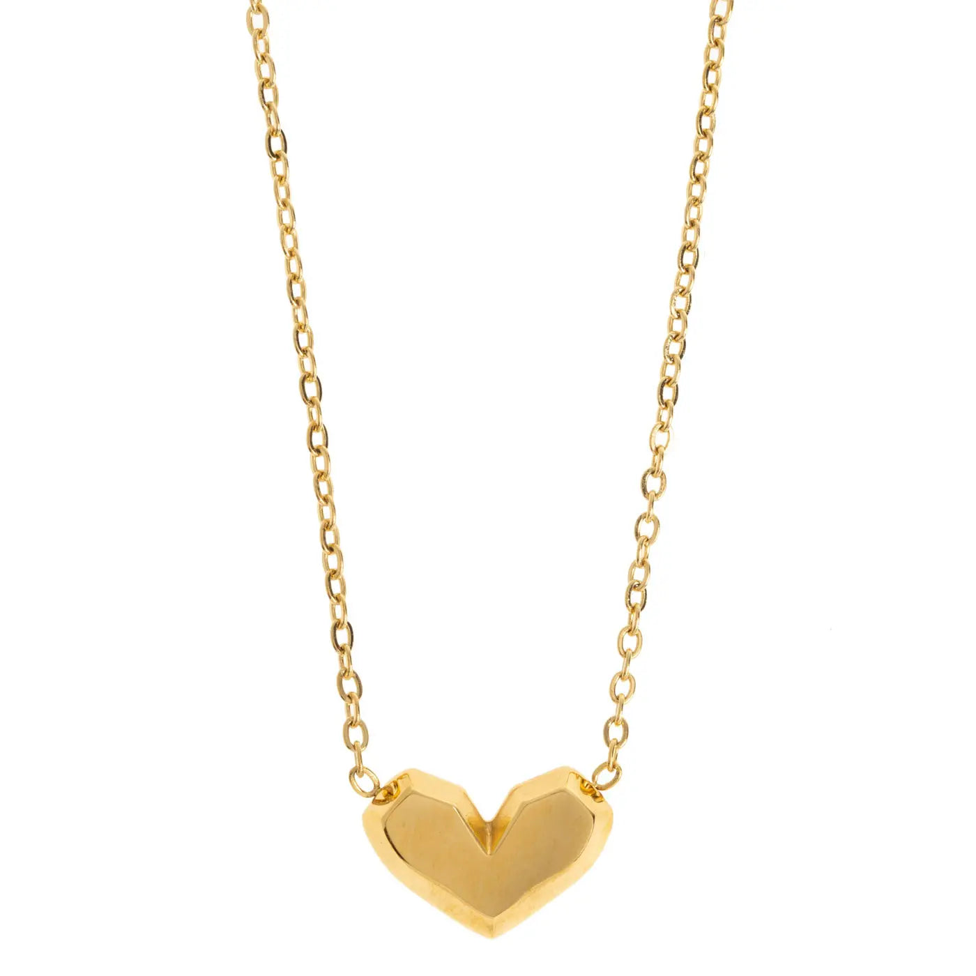 Eloise - Simple Heart Necklace Stainless Steel