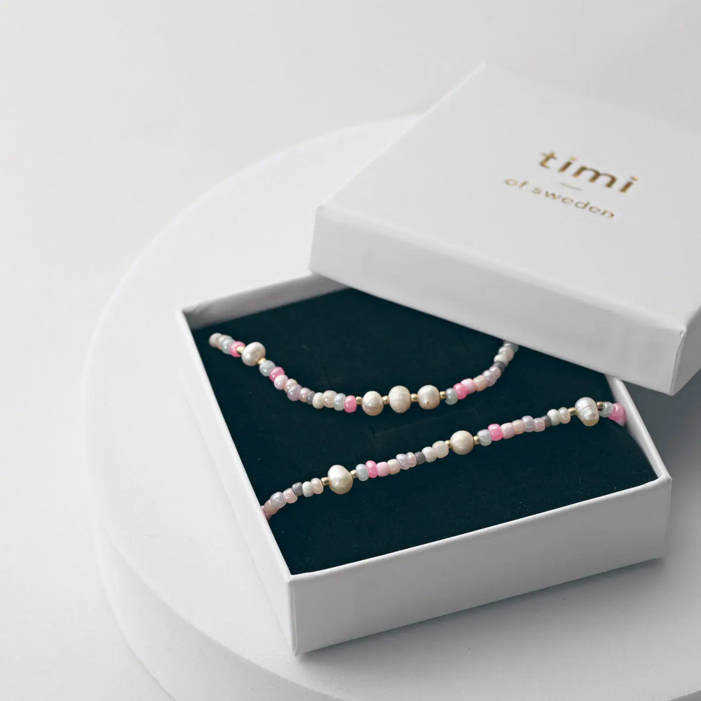 Tess - Pastel Bead and Pearl Set  | Timi of Sweden