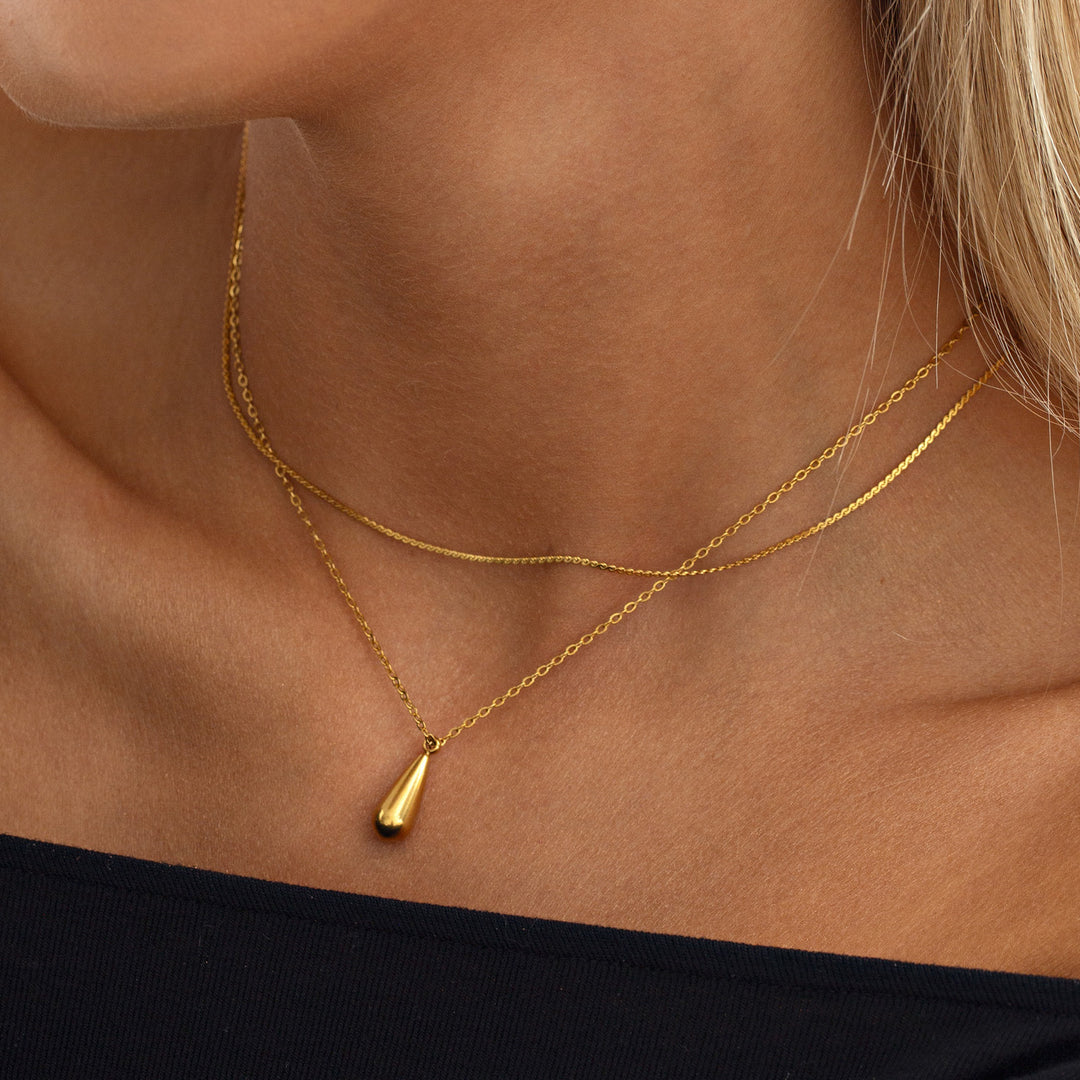 Zartes Schmuck-Geschenkset mit Halskette und Ohrringen