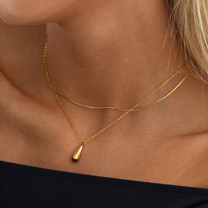 Zartes Schmuck-Geschenkset mit Halskette und Ohrringen