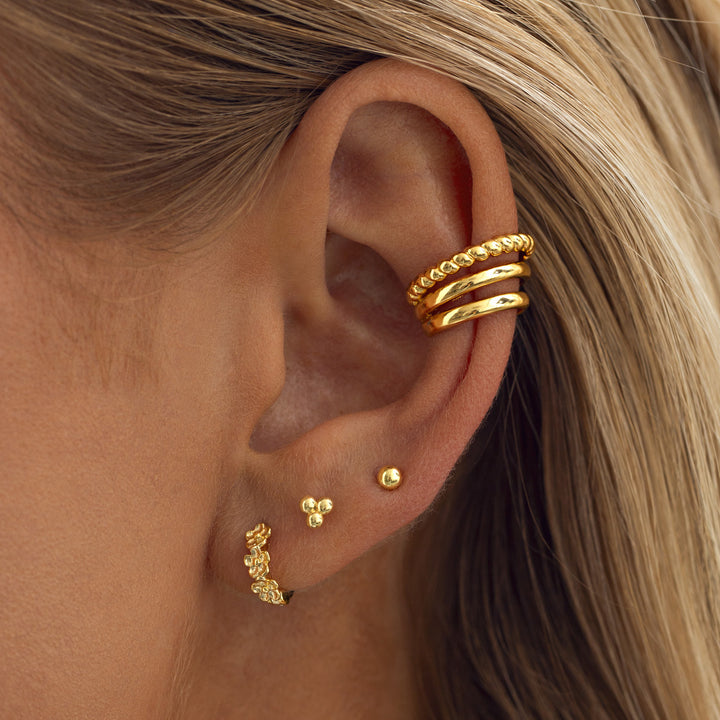 Aylani - Breiter mehrlagiger Ear Cuff