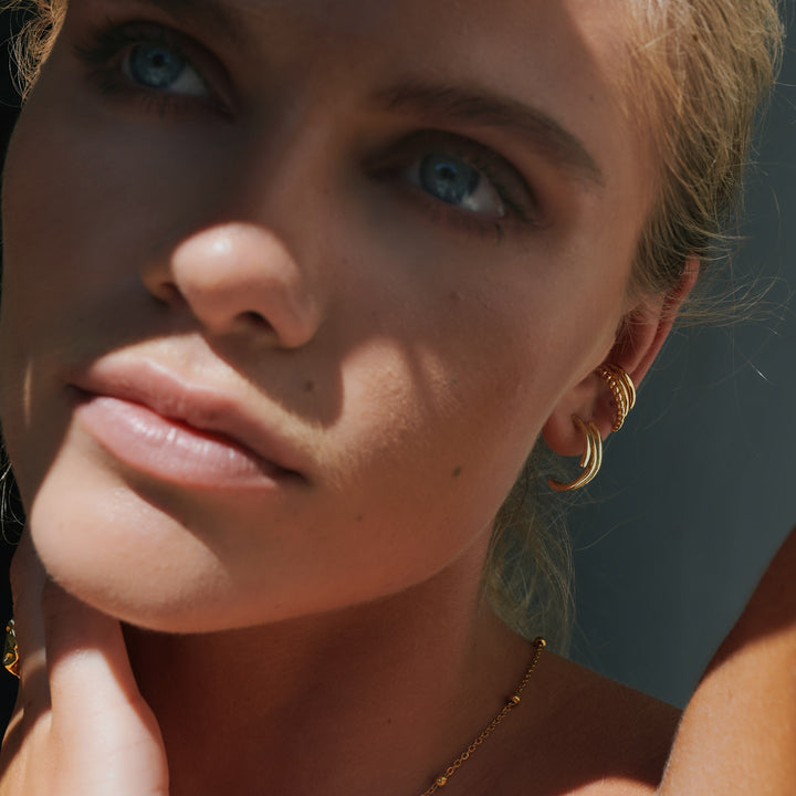 Aylani - Breiter mehrlagiger Ear Cuff