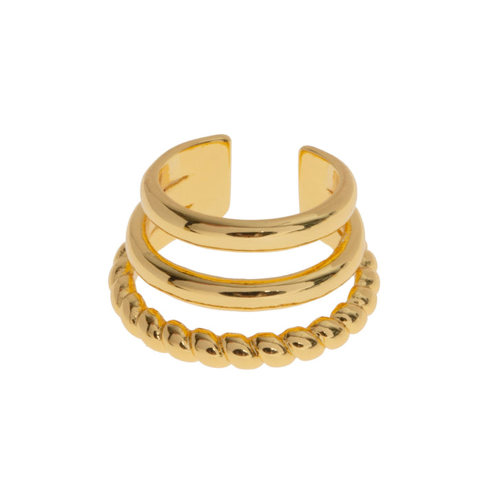 Aylani - Breiter mehrlagiger Ear Cuff