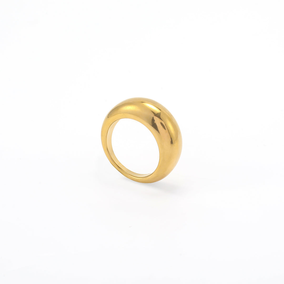 Andie - Kuppelförmiger Chunky-Ring Edelstahl