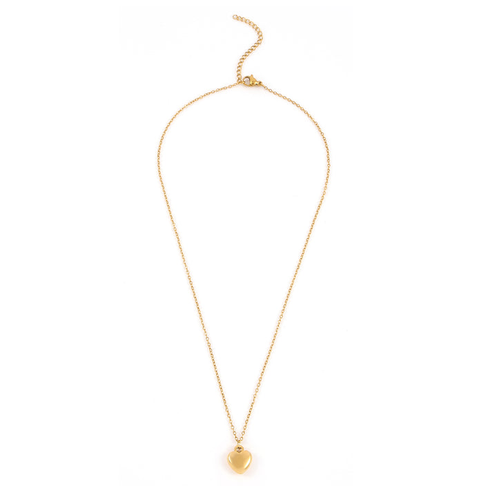 Julie - Classic Heart Dangling Necklace Stainless Steel