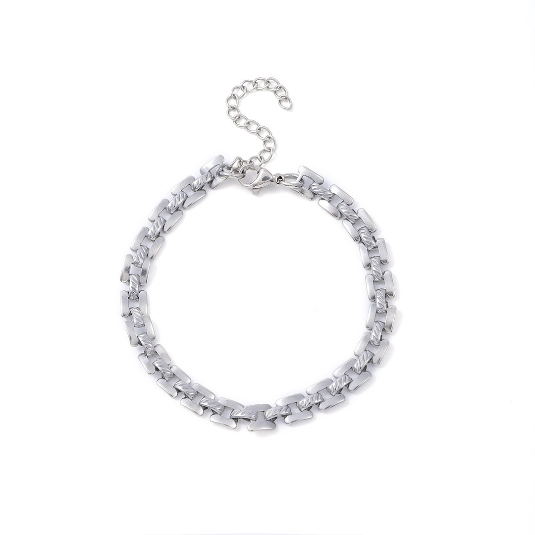 Olivia - Bismarck-Kettenarmband Edelstahl