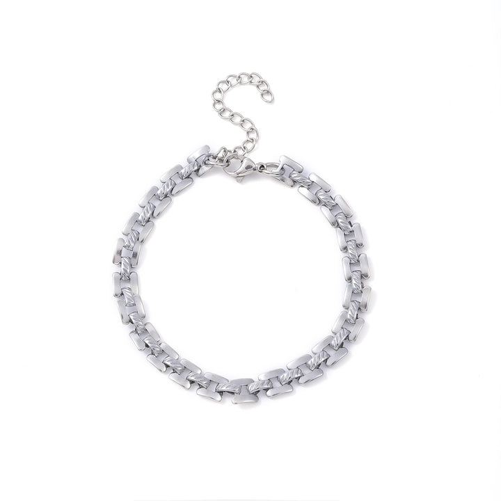 Olivia - Bismarck-Kettenarmband Edelstahl