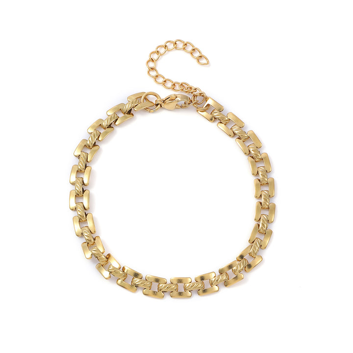 Olivia - Bismarck-Kettenarmband Edelstahl