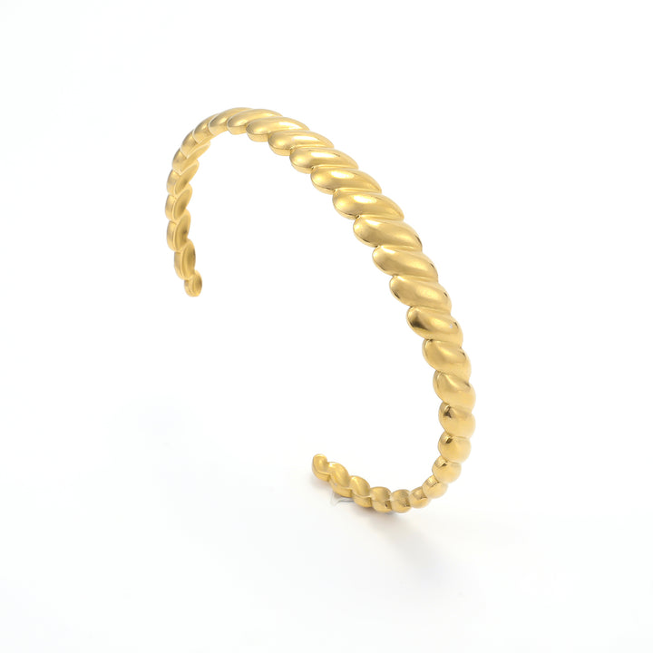 Isabel - Croissant-Armspange Edelstahl