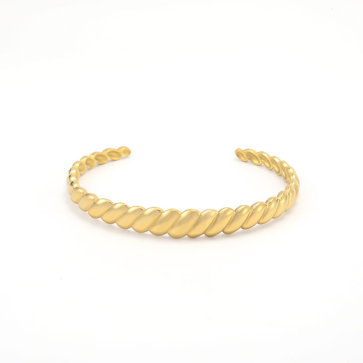 Isabel - Croissant-Armspange Edelstahl