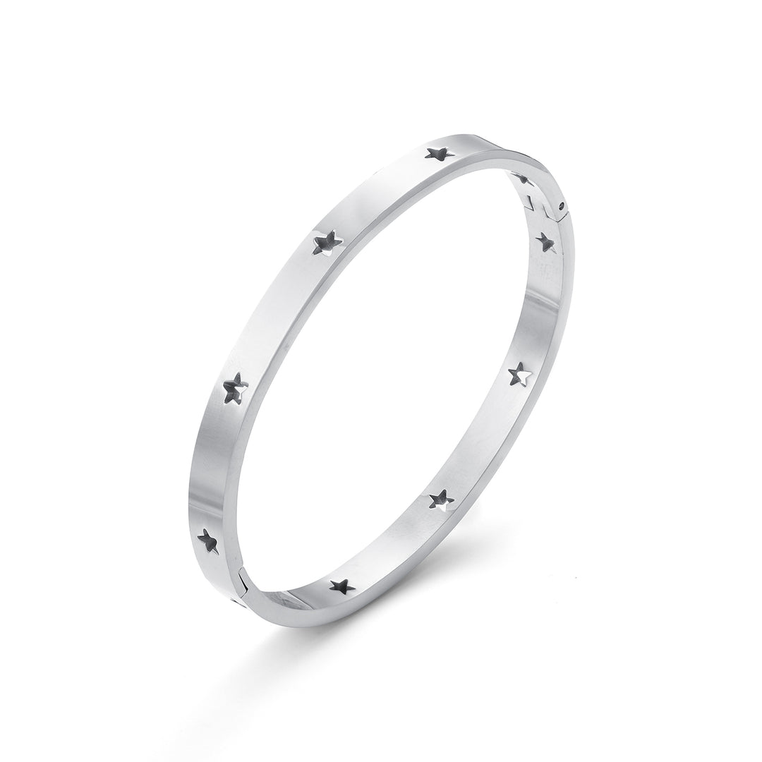 Leia - Star Bangle Armband aus Edelstahl