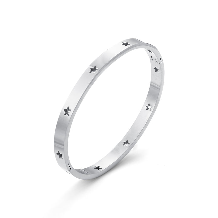 Leia - Star Bangle Armband aus Edelstahl