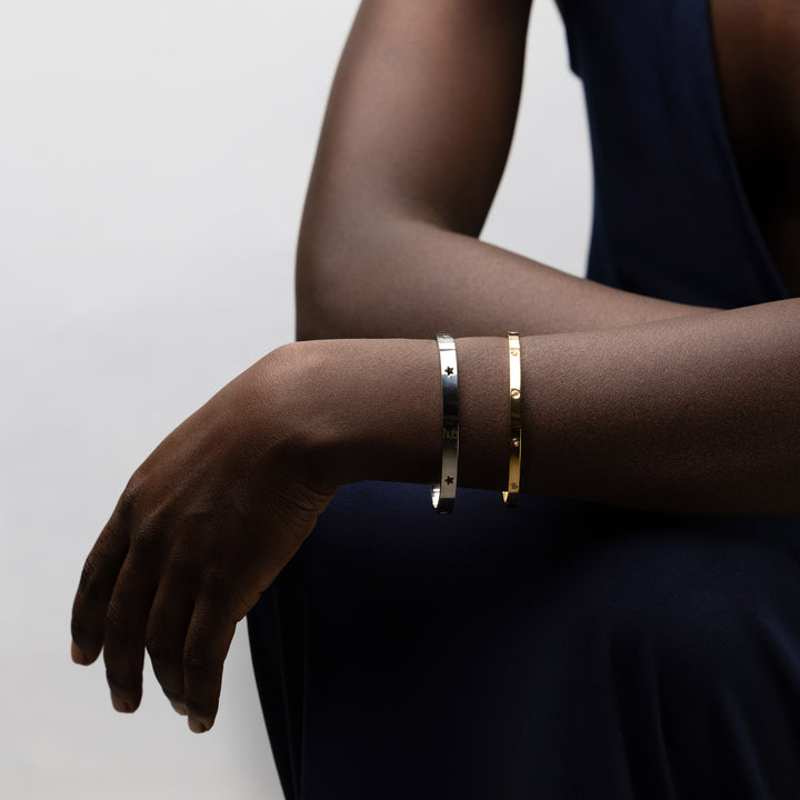 Leia - Star Bangle Armband aus Edelstahl