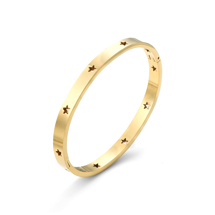 Leia - Star Bangle Armband aus Edelstahl