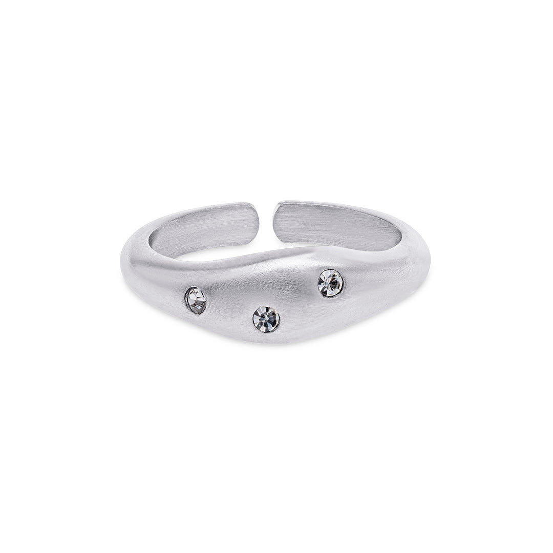 Eline - Crystal Ring Stainless Steel
