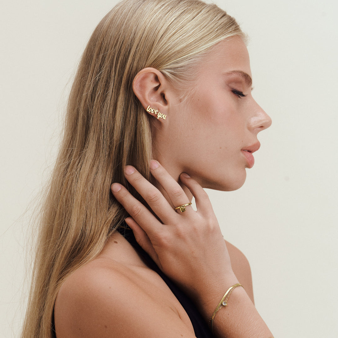 Iselin - Herzring Edelstahl