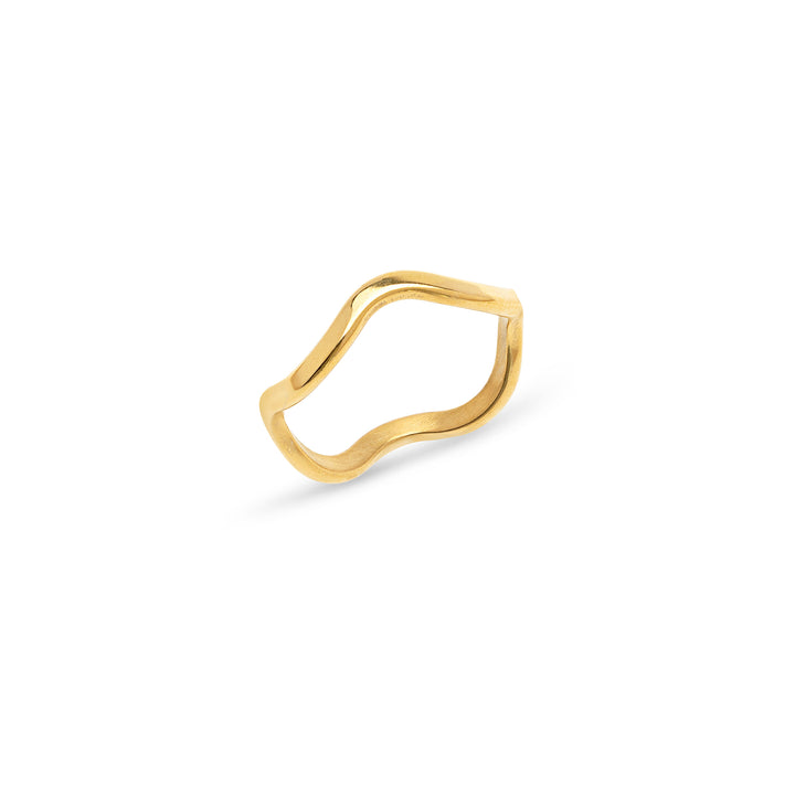 Johanna - Wavy Ring Stainless Steel