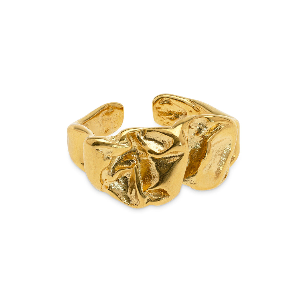 Siri - Chunky Statement Ring Edelstahl