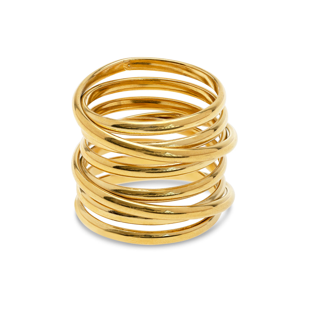 Kylie – Mehrschichtiger Ring Edelstahl