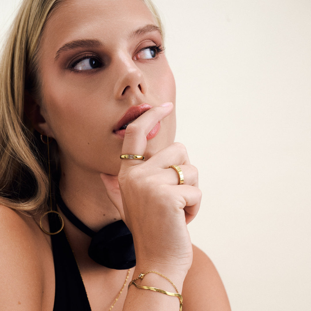 Tiril - Kreis Ketten Ohrringe Edelstahl