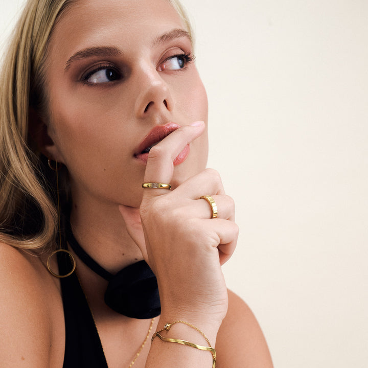 Tiril - Kreis Ketten Ohrringe Edelstahl