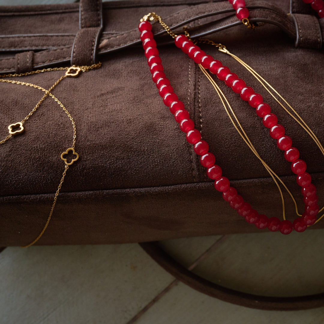Silvia – Doppelte Snake-Kette Edelstahl