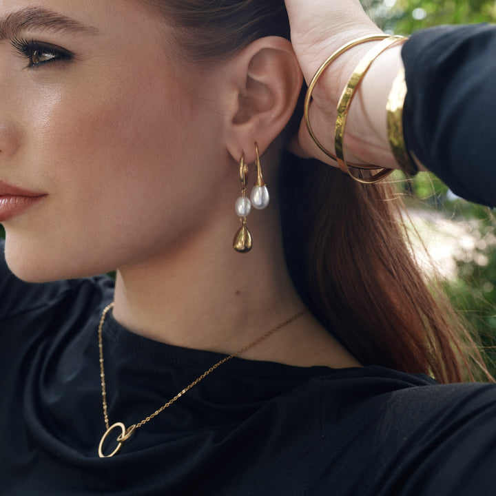 Janni - Pearl Earrings Stainless Steel